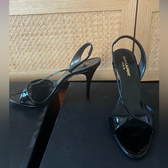 Saint Laurent Strappy Sandal Heels (38.5) - Picture 2 of 5